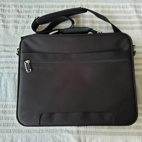 Samsonite computer bag, black fabric, up to 17 in laptop - Picture 2 of 6